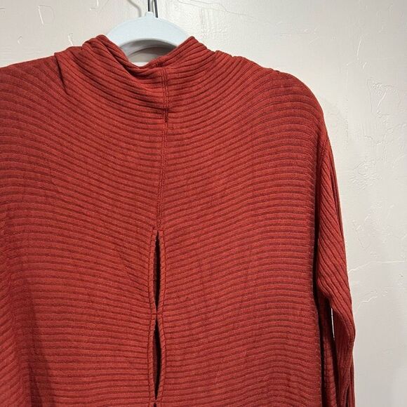 Free People Lover Ribbed Split Back Pullover Tunic Size Large - Picture 10 of 10